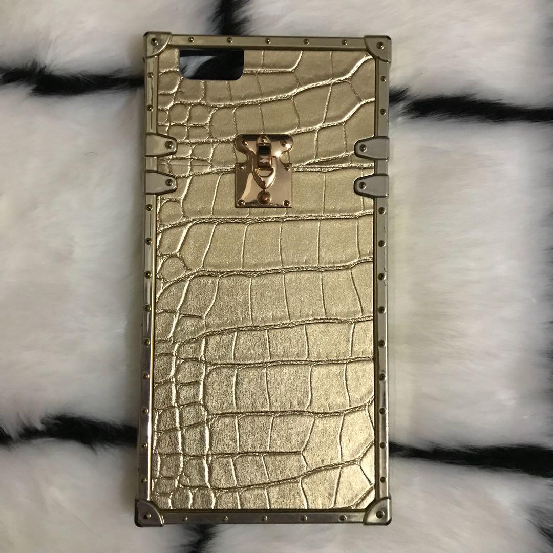 LV Inspired Gold Iphone 6 Plus Case (Category: Cases & Sleeves) located in Manila. Submitted by everchic (Listing ID 175771049, Image 1). Description: Louis Vuitton Gold Inspired Iphone 6 Plus Case In good condition TAGS LOUIS VUITTON INSPIRED IPHONE CASE.