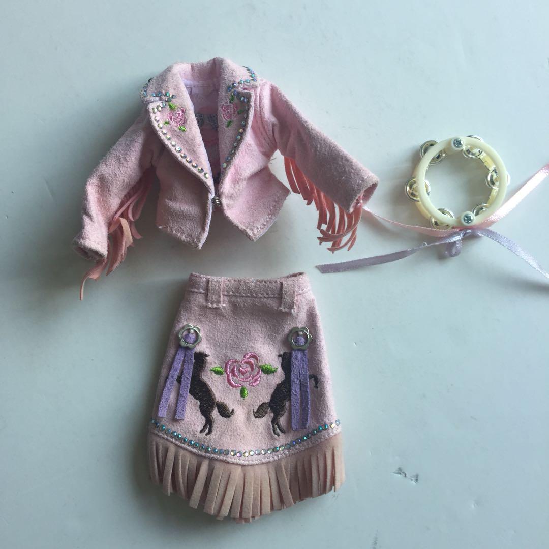 Original Rare Blythe Pink Darling Diva Jacket And Skirt Toys Games Bricks Figurines On Carousell