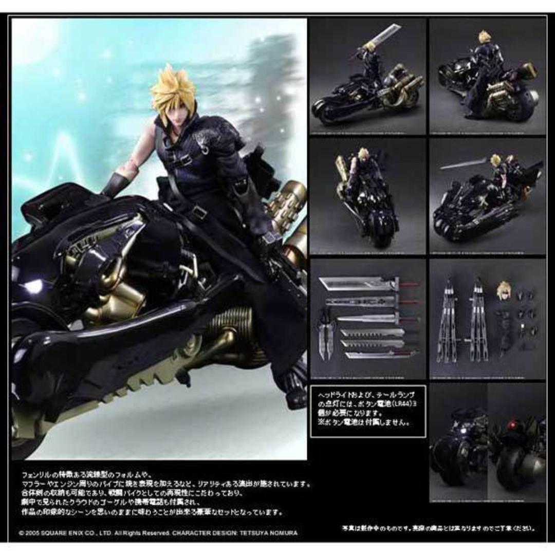 Get Wallpaper Po Final Fantasy Vii Advent Children Play Arts Kai Cloud Strife Desktop Wallpaper