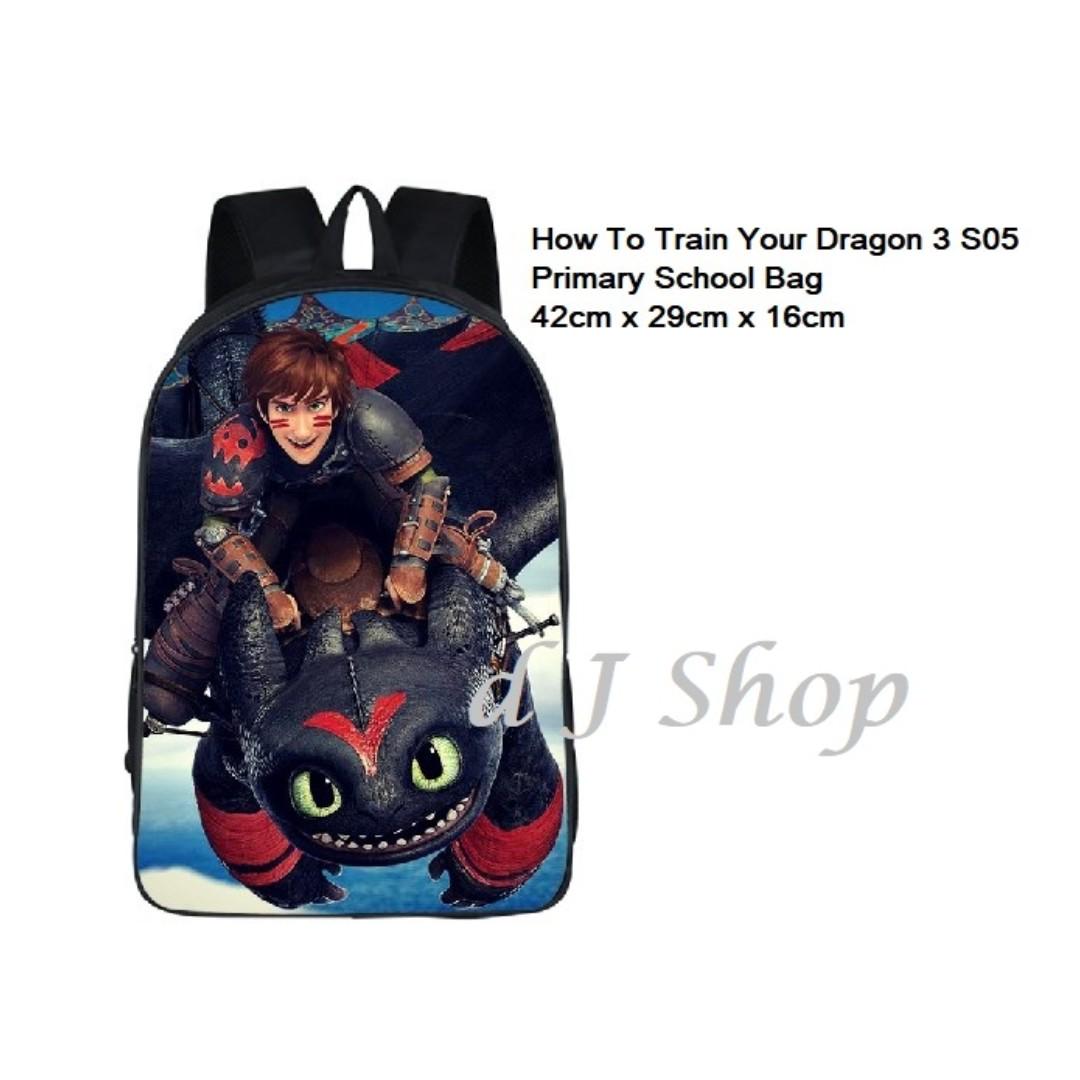 Preorder How To Train Your Dragon 3 Design Primary School Bag