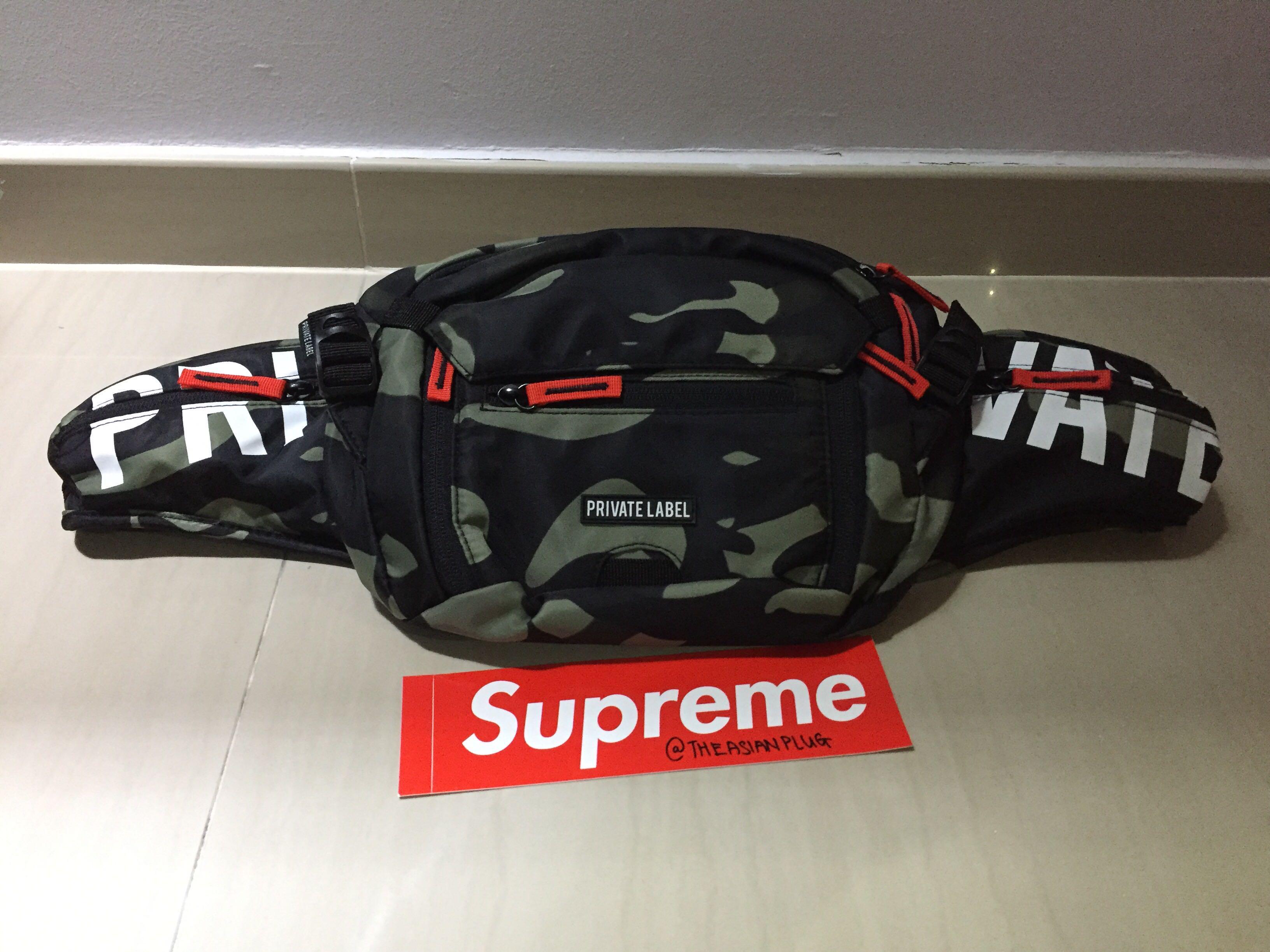 Final piece] Private Label Waist Bag 'Camo', Men's Fashion ...