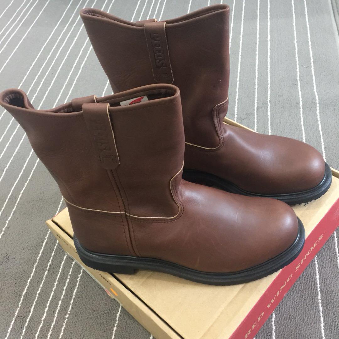Red Wing Pecos Safety Shoes Men Extra High Cut 11inch Men s