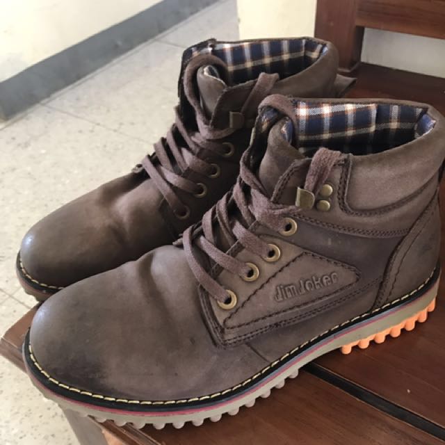 Sepatu Boots Pria Jim Joker Fesyen Pria Sepatu Sepatu Boot Di Carousell