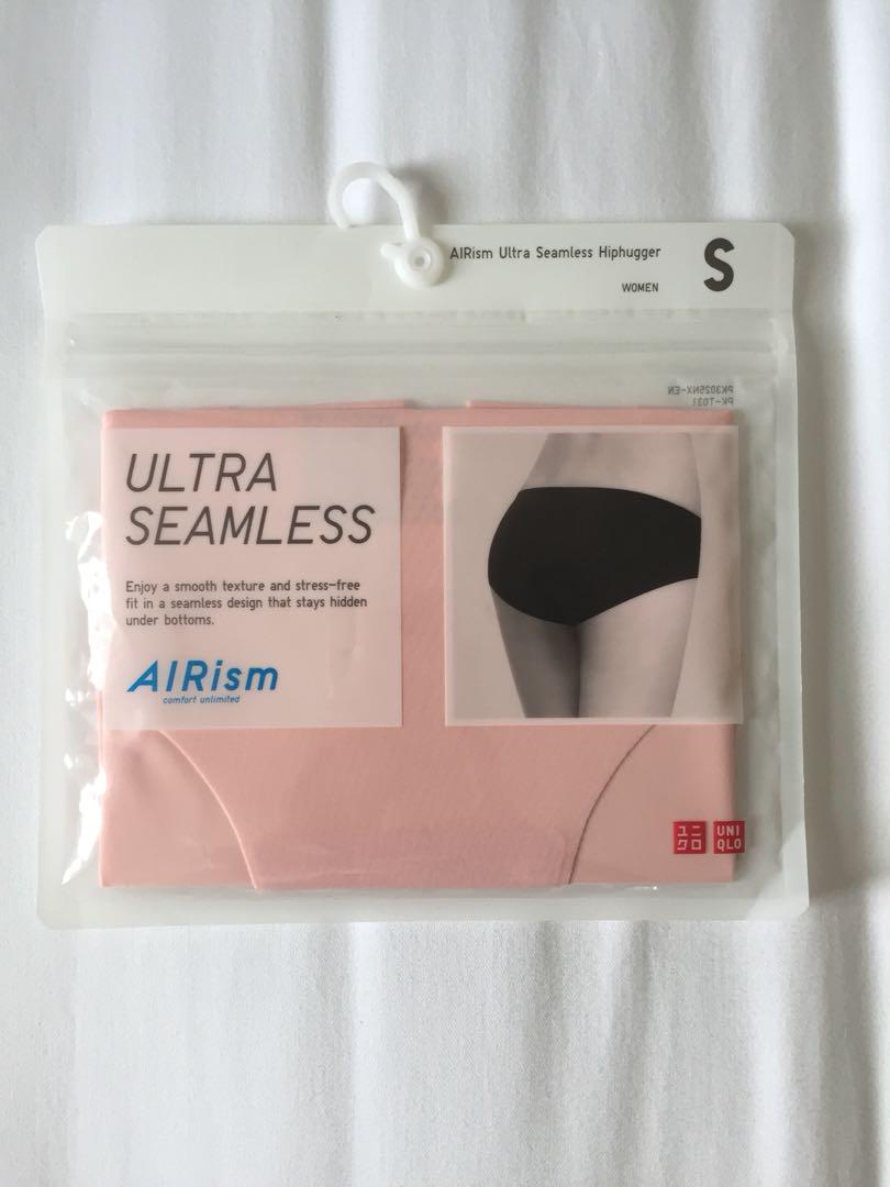 Airism seamless hip hugger size S in beige, Women's Fashion, New  Undergarments & Loungewear on Carousell