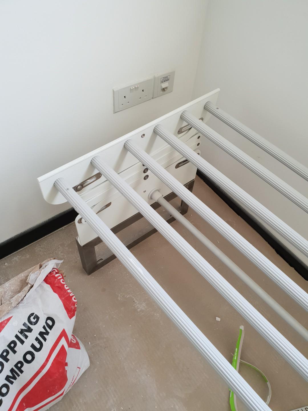 HDB BTO Standard Ceiling Mount Laundry Rack, Furniture & Home Living