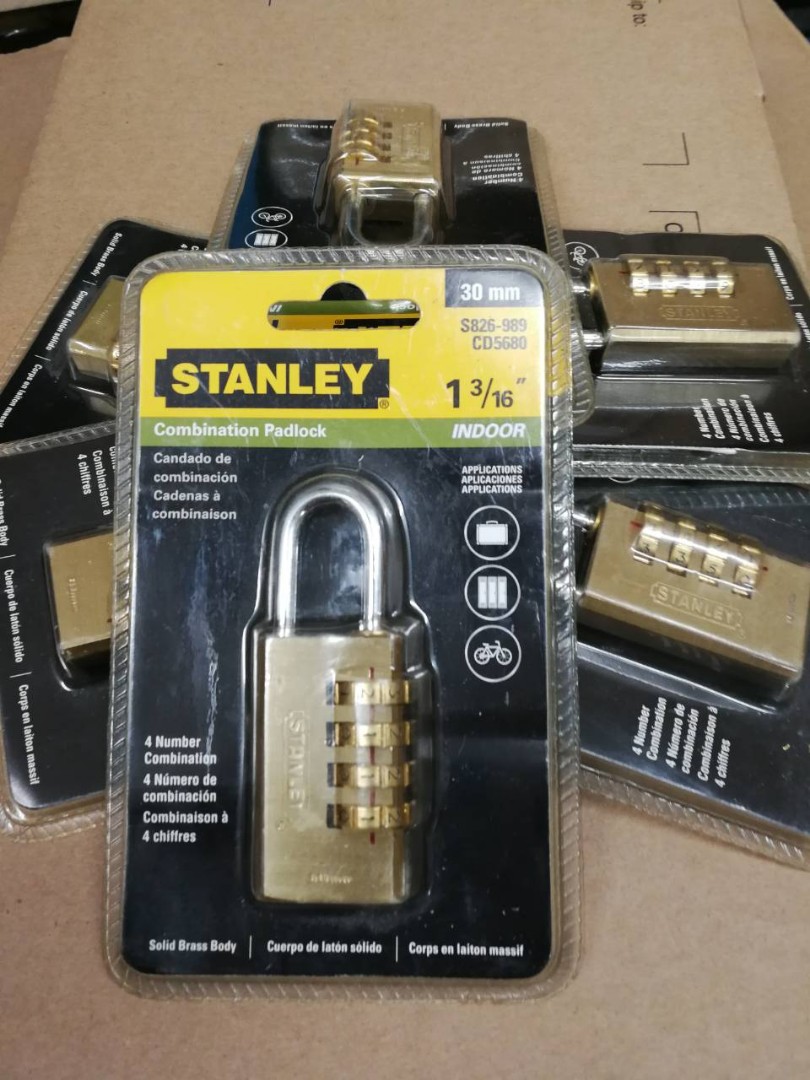 Stanley 4 digit lock, Furniture & Home Living, Security & Locks, Locks