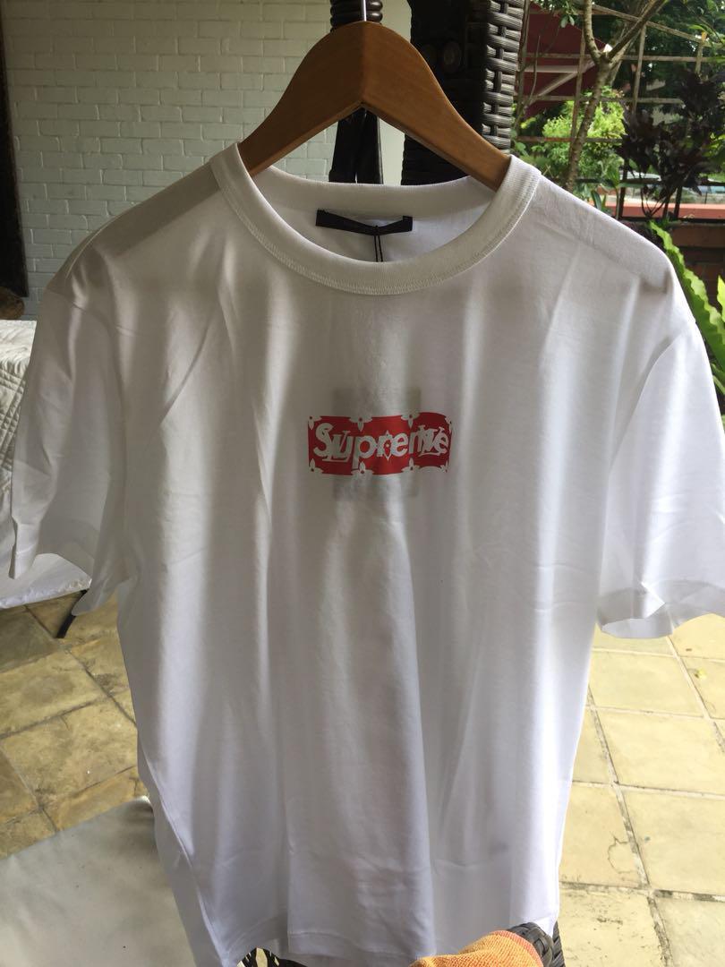 Supreme x Louis Vuitton Box Logo Tee White