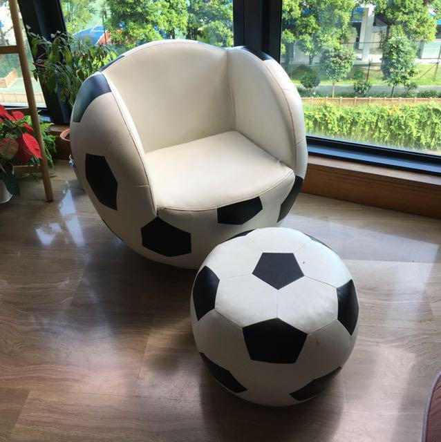 Swivel football chair with matching stool Babies Kids Baby