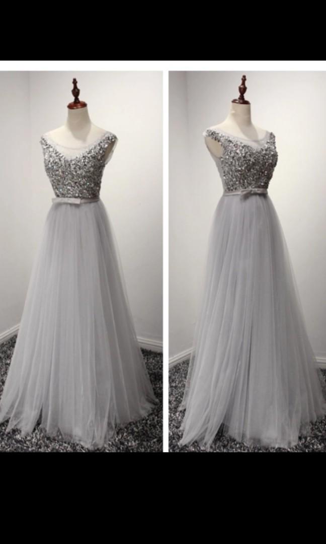 Cheap silver hotsell prom dresses