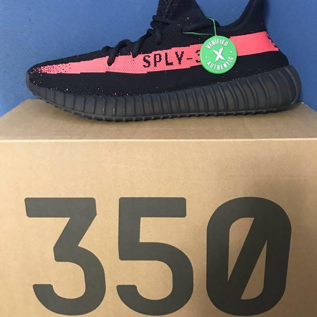Yeezys Core Red StockX PRICE], Men's Fashion, Footwear, Sneakers on Carousell
