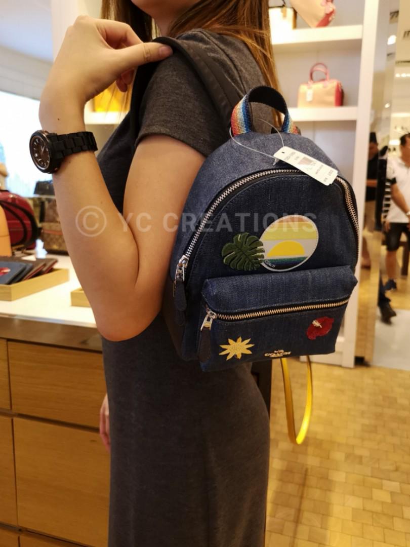 Coach mini backpack sale store