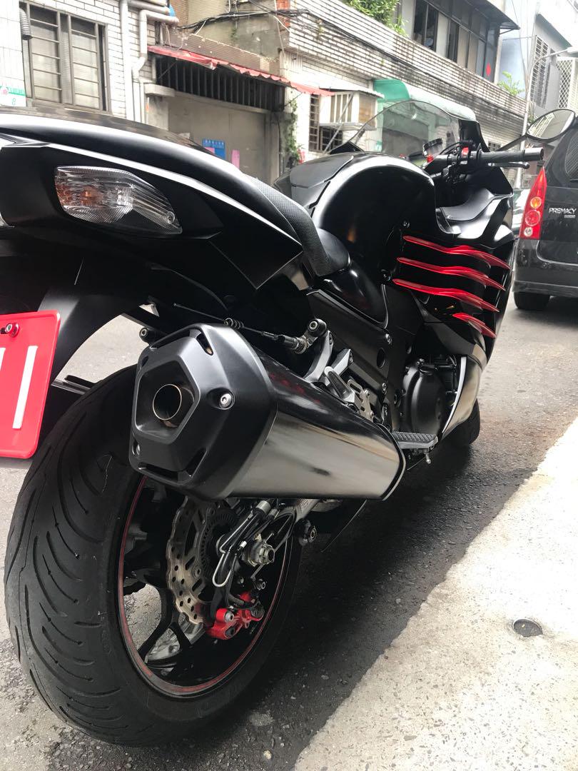 14年kawasaki Ninja Zx14r Abs 六眼魔神車況極優可分期免頭款可換車zx 14r 機車 重機在旋轉拍賣