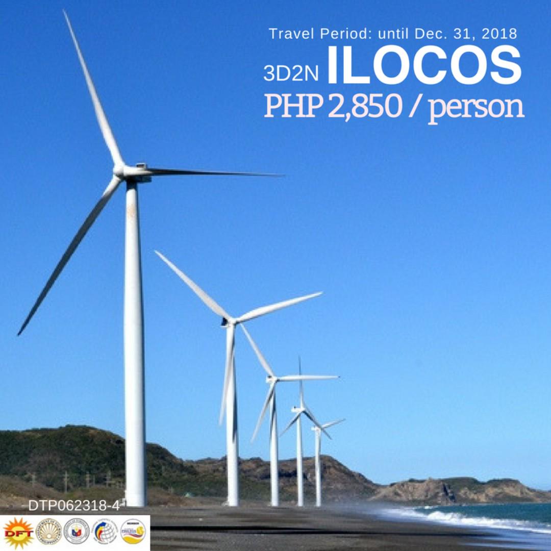 3D2N ILOCOS TOUR PACKAGE, Tickets & Vouchers, Local Attractions