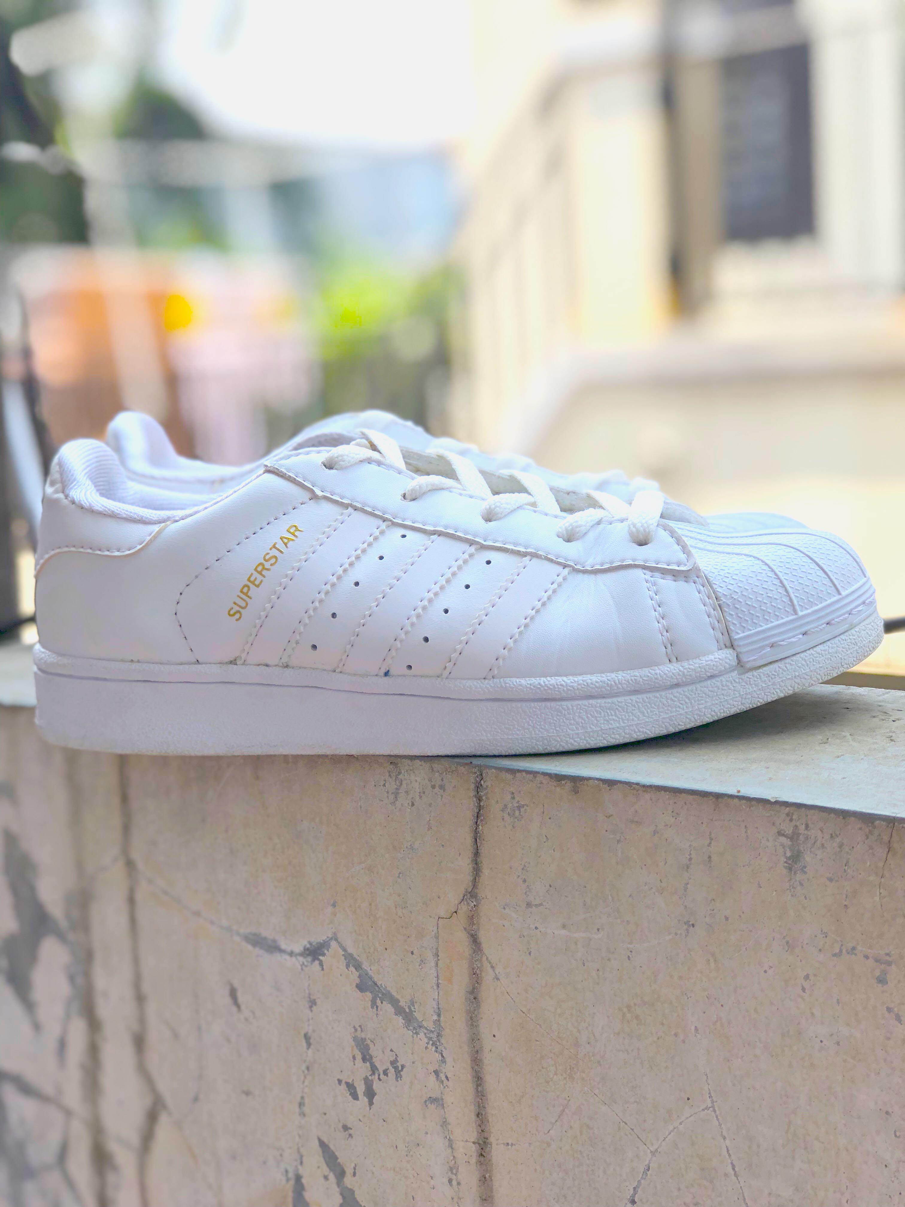 adidas superstar full white