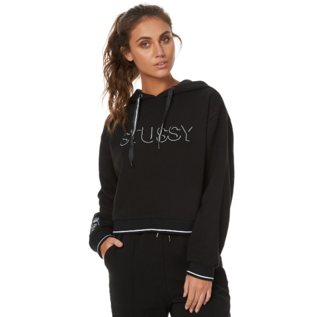 stussy cropped hoodie