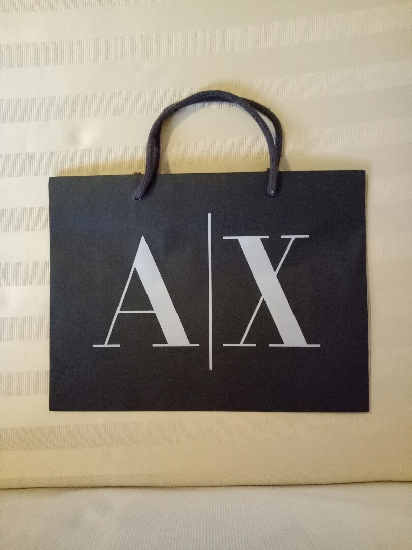 AX Armani X-change Paper Bag, Luxury 