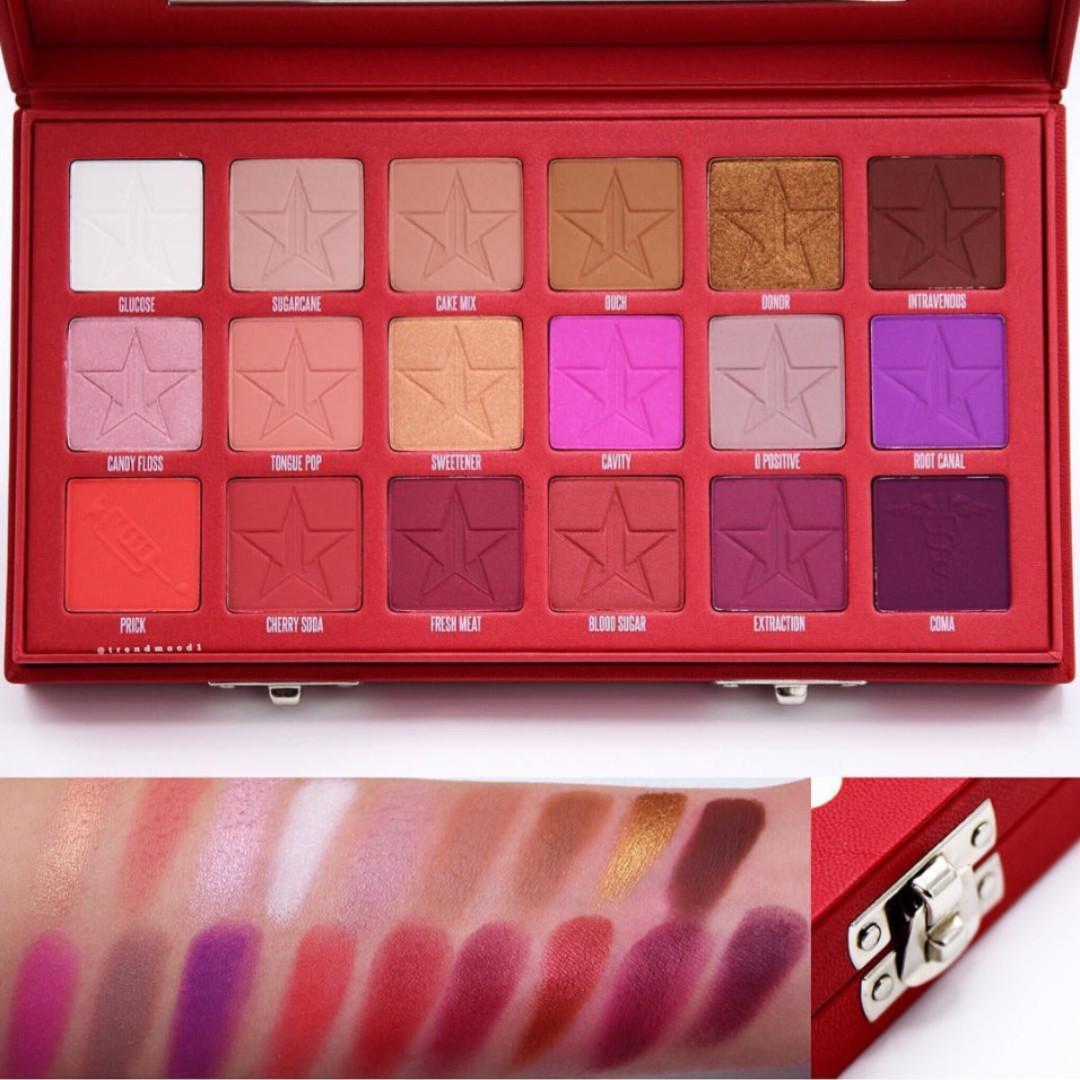Blood Sugar Jeffree Star Cosmetics Eyeshadow Palette Health
