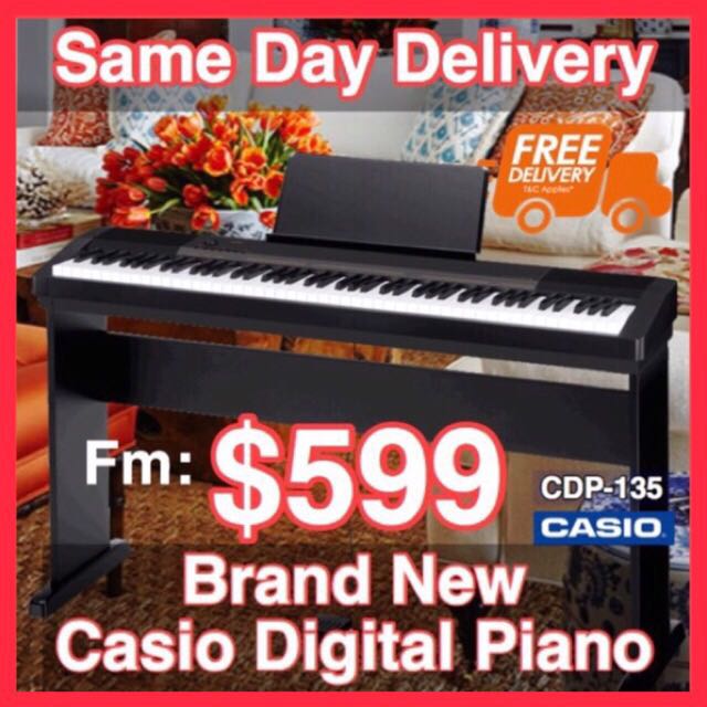 Casio digital piano cdp 135 deals