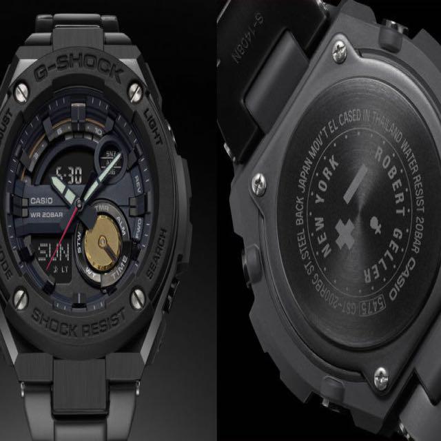 Casio Robert Geller G Shock GST 200RBG 1A G Steel Collaboration