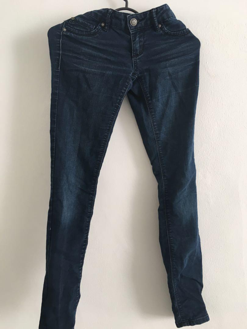 Celana Jeans Panjang Biru Blue Skinny Jegging Legging Kulot Zara
