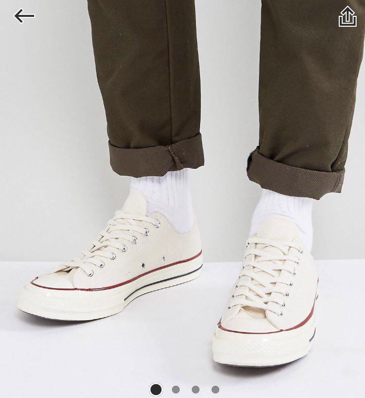 Converse Chuck Taylor All Star 70 Low Cut (Parchment), Men's Fashion,  Footwear, Sneakers on Carousell