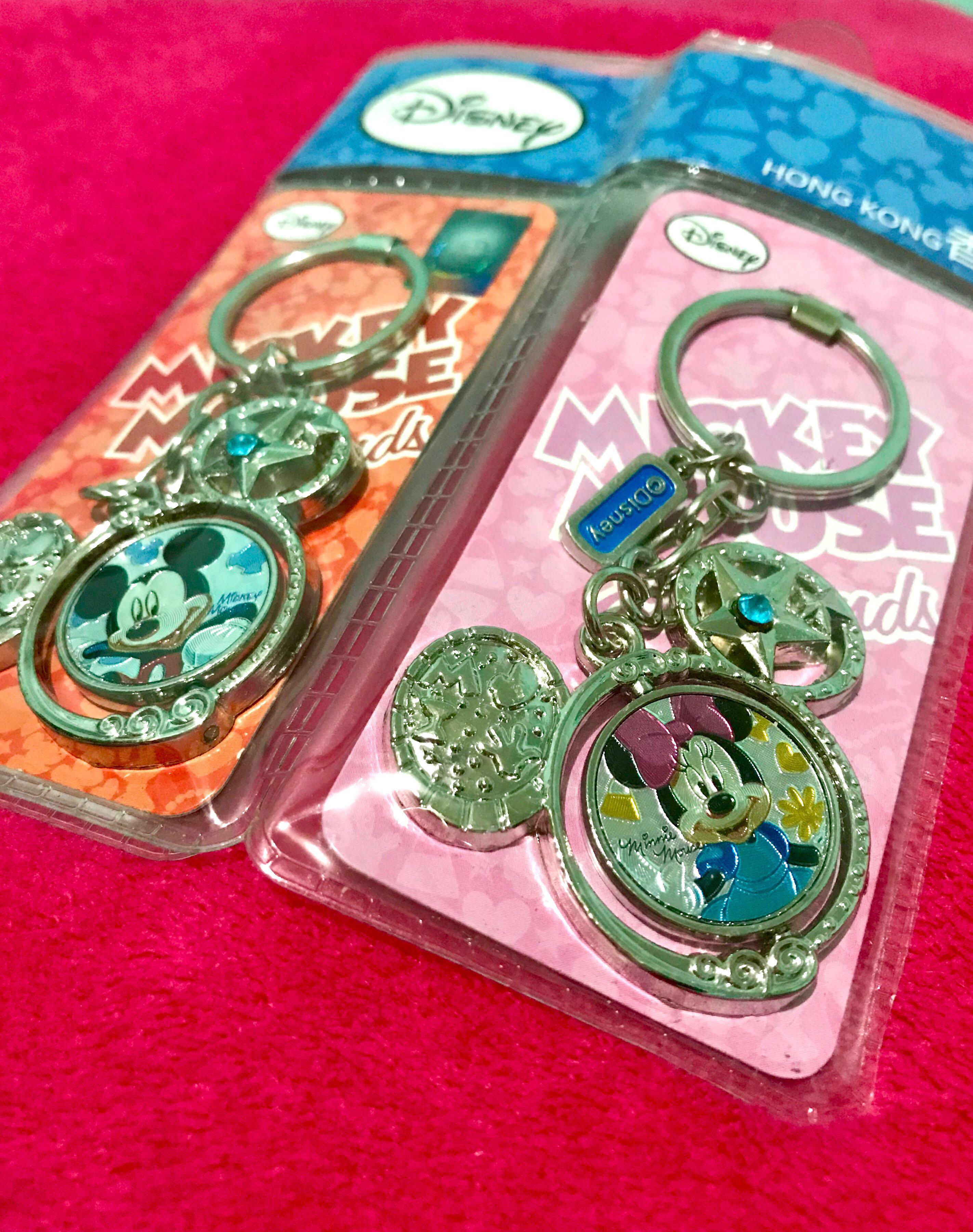mickey and minnie mouse keyrings