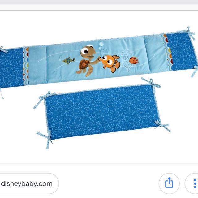 finding nemo crib bumper