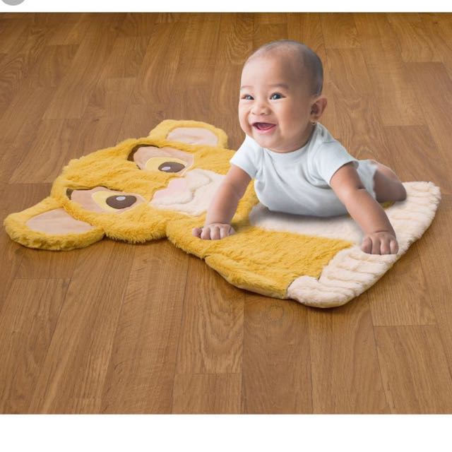 lion king tummy time mat