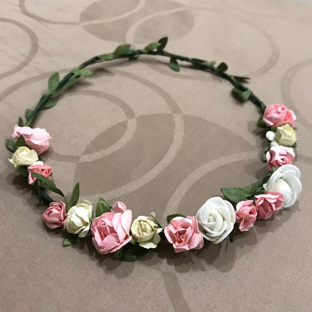flower ring headband