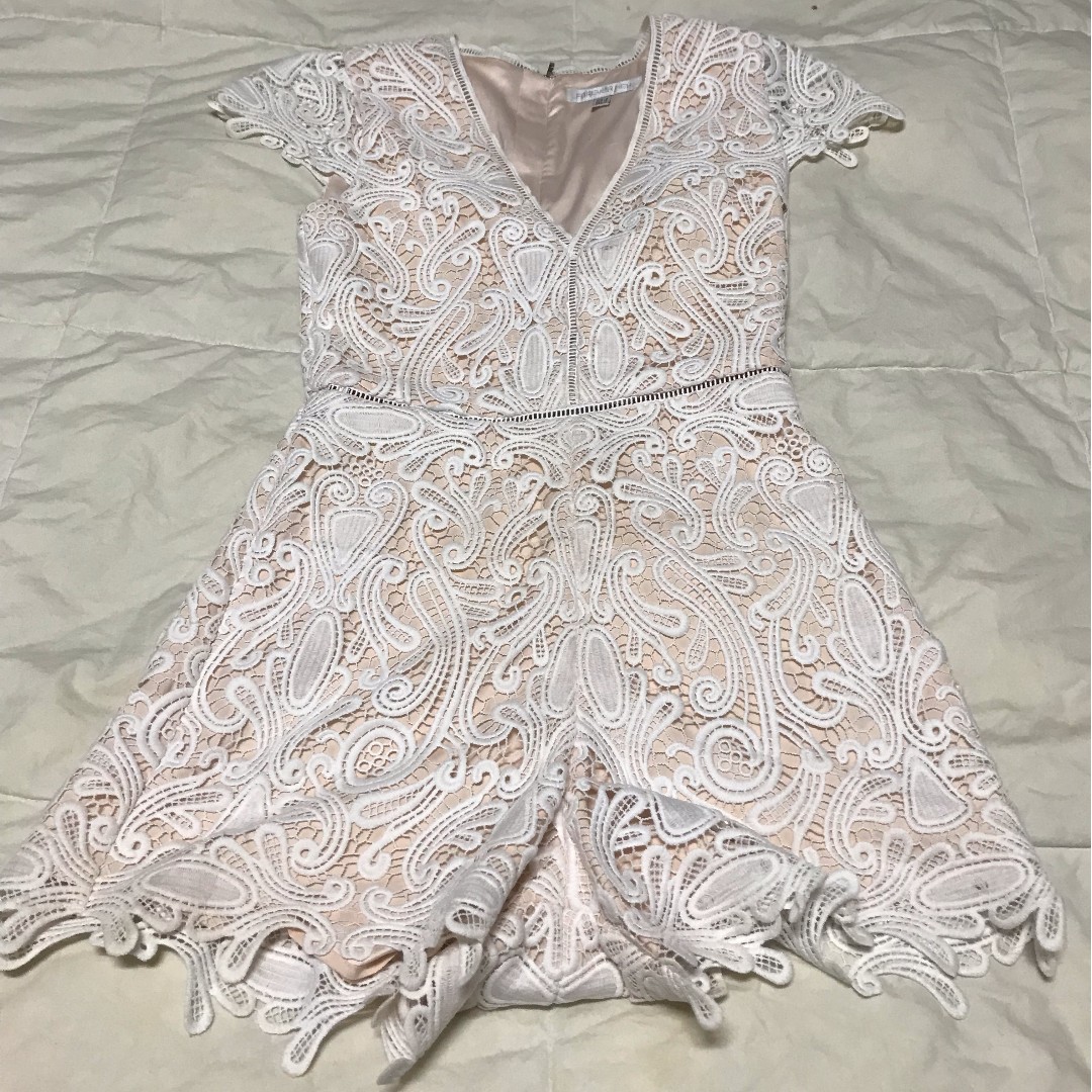 forever new white playsuit
