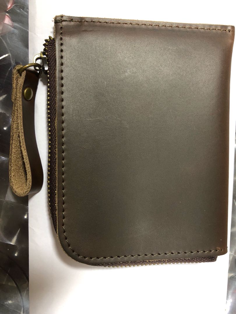 Handmade leather pouch, Women's Fashion, Bags & Wallets, Purses