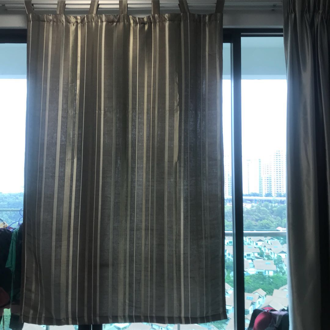 Ikea Blackout Curtain 2pc For Rm40 Only Home Furniture Home