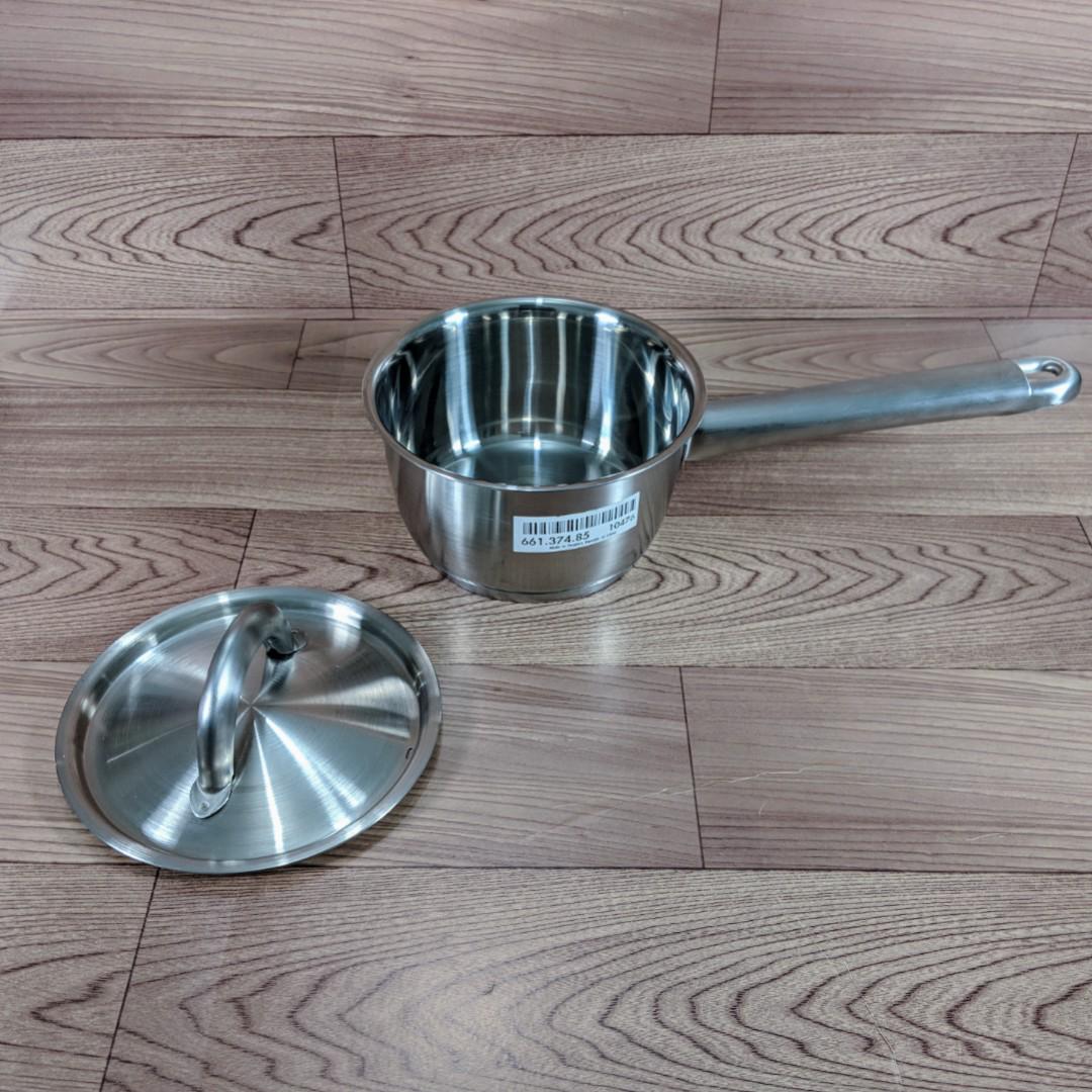 IKEA 365+ SMALL Gas/Induction Stove Milk Pan/Saucepan 12CM 650ML (18/10 Stainless  Steel), Furniture  Home Living, Kitchenware  Tableware, Cookware   Accessories on Carousell