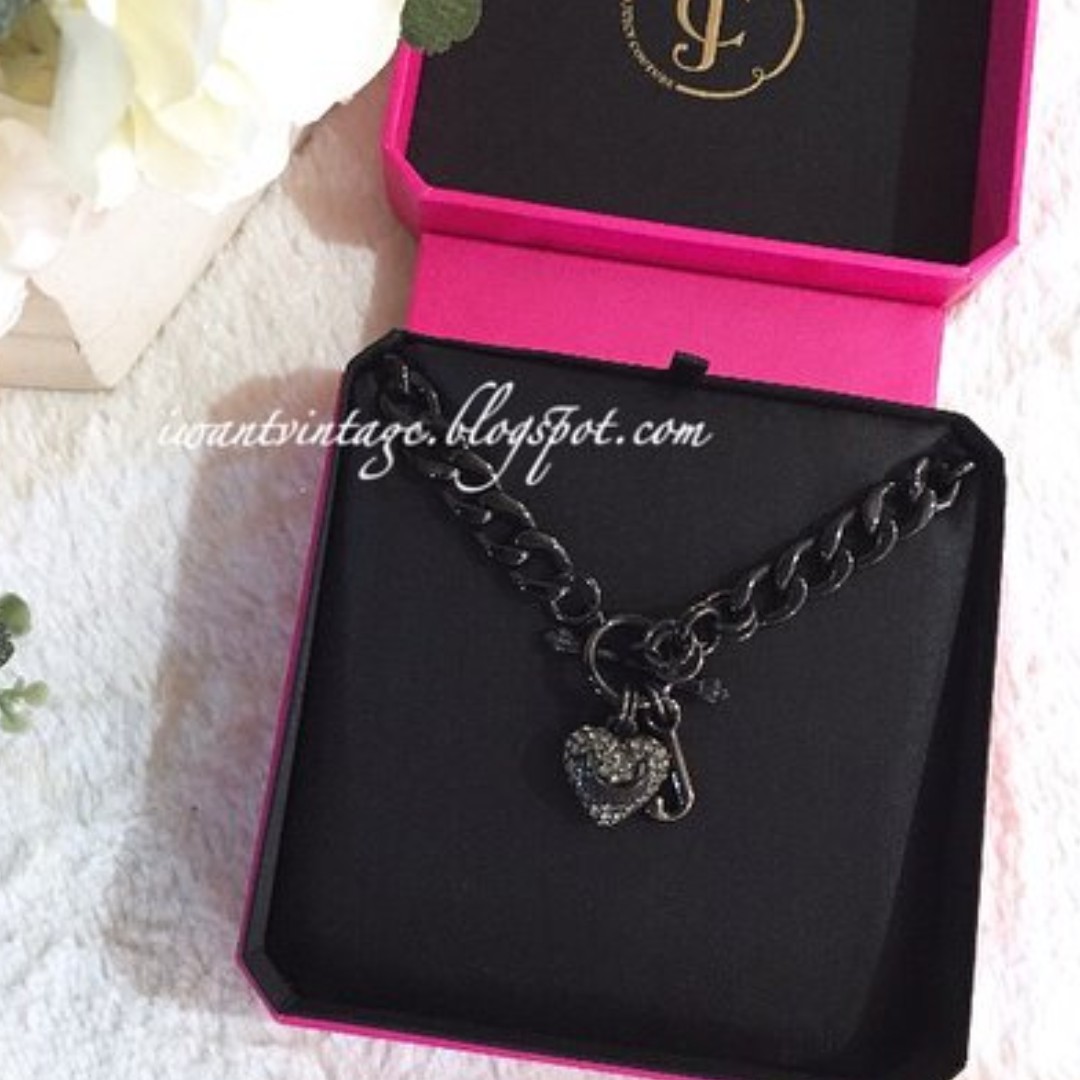 Juicy couture online chain link necklace