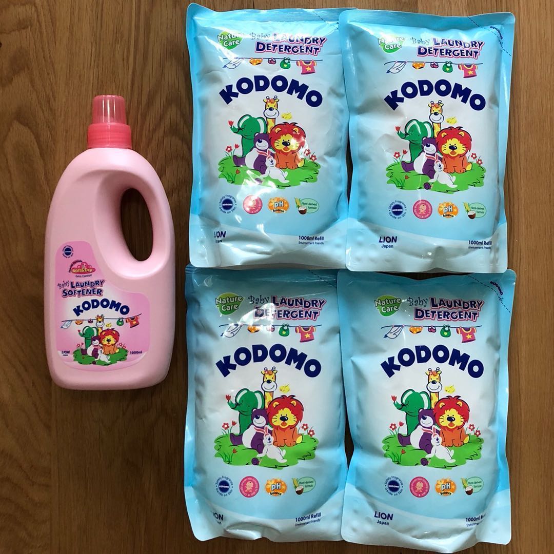 KODOMO Baby Laundry Detergent & Softener, Furniture & Home Living, Cleaning & Homecare Supplies