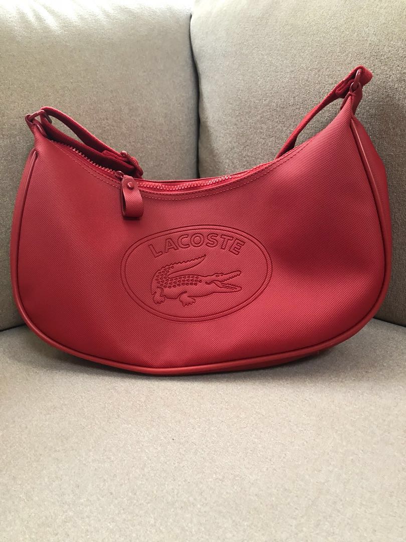 Lacoste Hobo Bag, Women's Fashion, Bags & Wallets, Crossbody Bags on