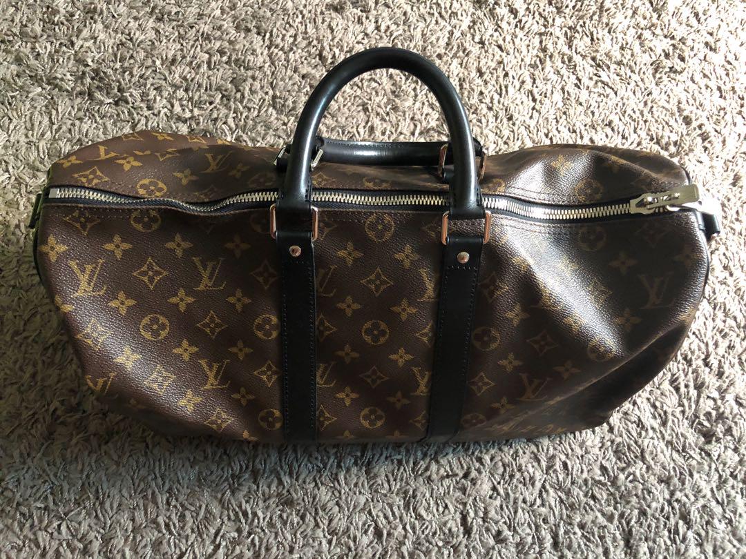 LV Keepall Bandoulière 45, Luxury, Bags & Wallets on Carousell