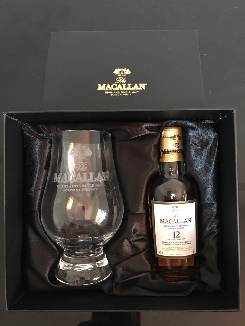 Macallan Gift Set Food Drinks Beverages On Carousell