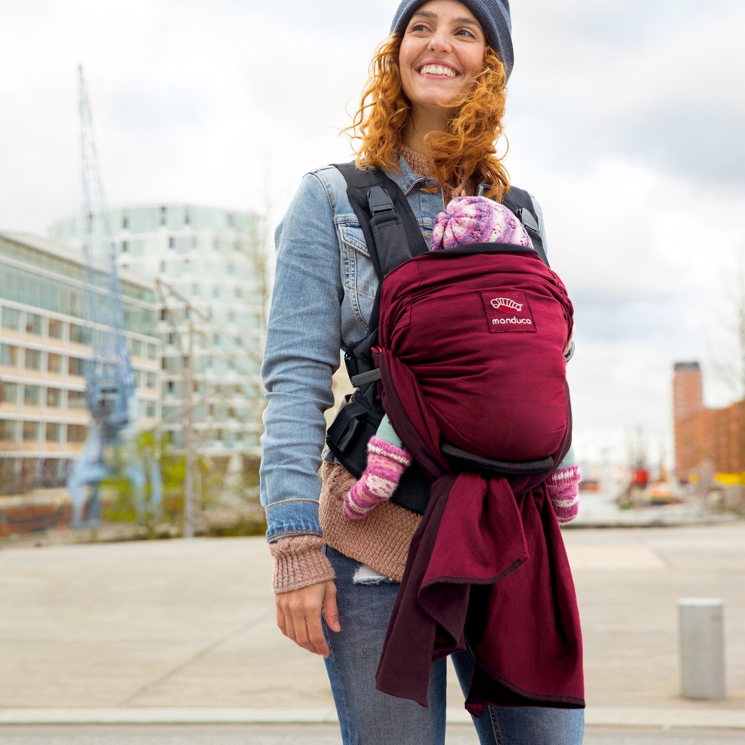 Manduca Duo Baby Carrier - Red (Birth to 15kg), Babies & Kids, Strollers,  Bags & Carriers on Carousell