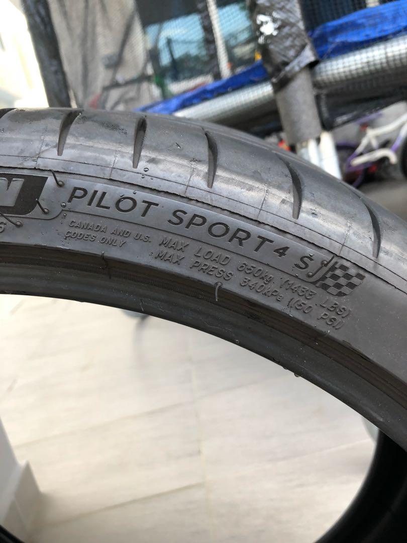Michelin Pilot Sport 4s P4s 1 Piece Car Accessories Tyres Rims On Carousell