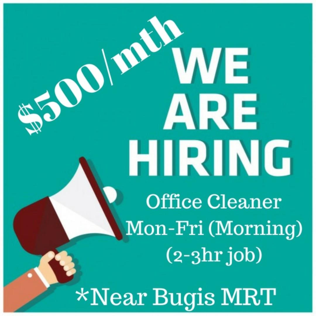 Morning Office Cleaning Job Part Time Cleaner Jobs Cleaning On Carousell
