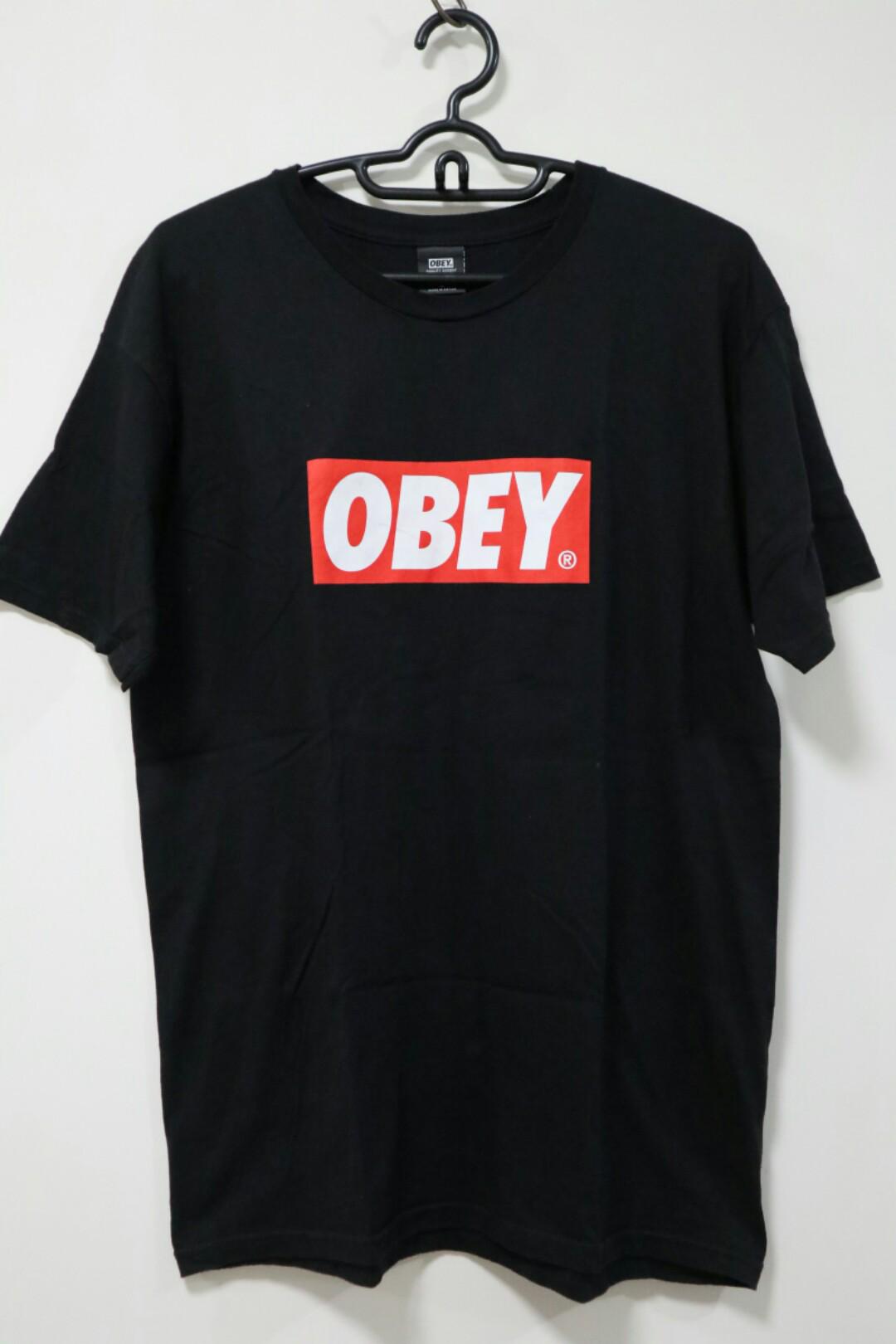 obey box logo tee