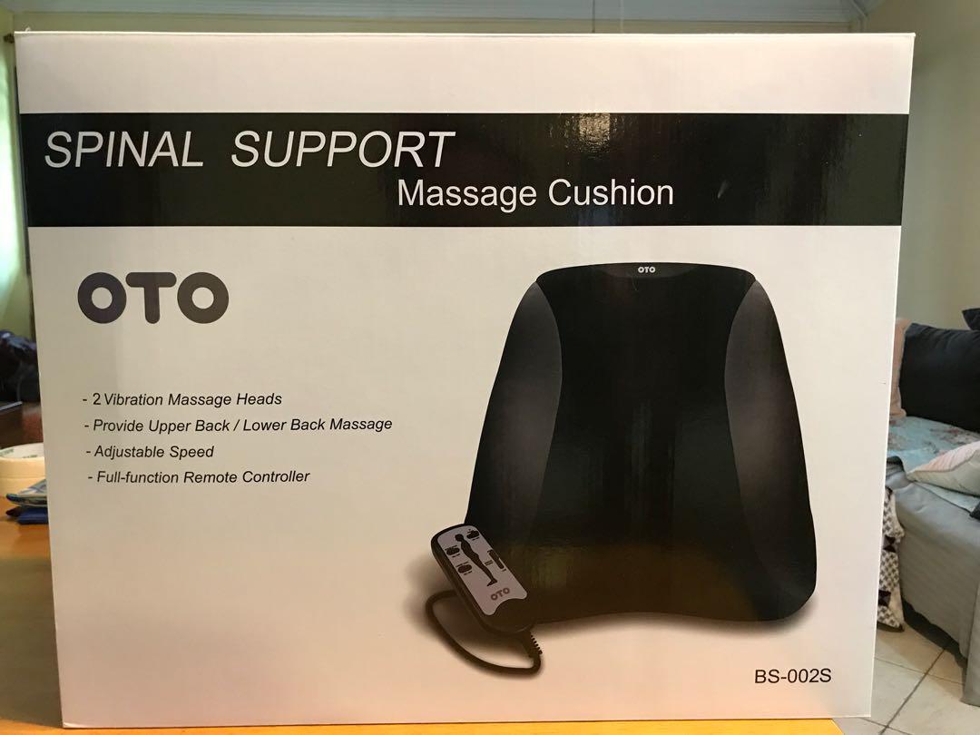 OTO SPINAL SUPPORT MASSAGE CUSHION, Health & Nutrition, Massage Devices on Carousell