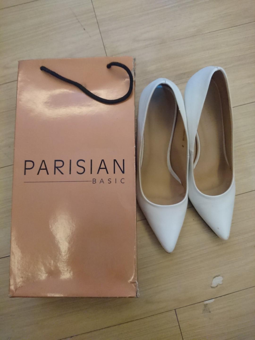 Parisian White Shoes, Women's Fashion 