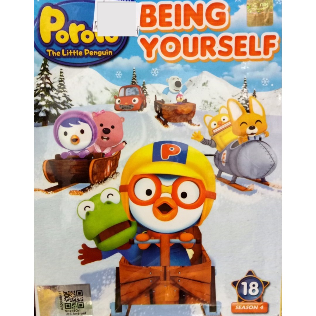 Pororo Being Yourself Vol.18 Season 4 Korean Anime DVD Eng Dub
