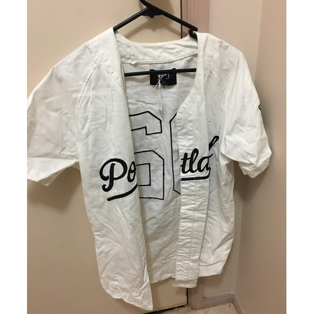 Portland Baseball Jersey Stussy Xs Button Up Men S Fashion