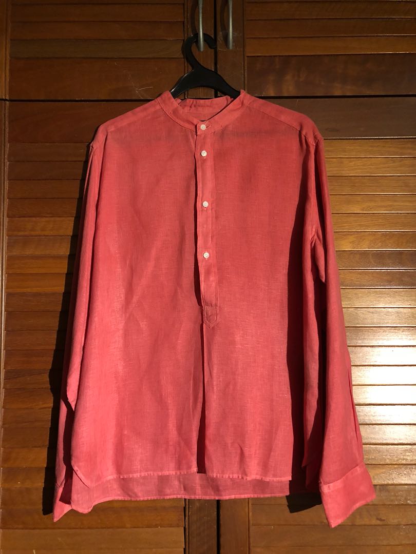 ralph lauren mandarin collar