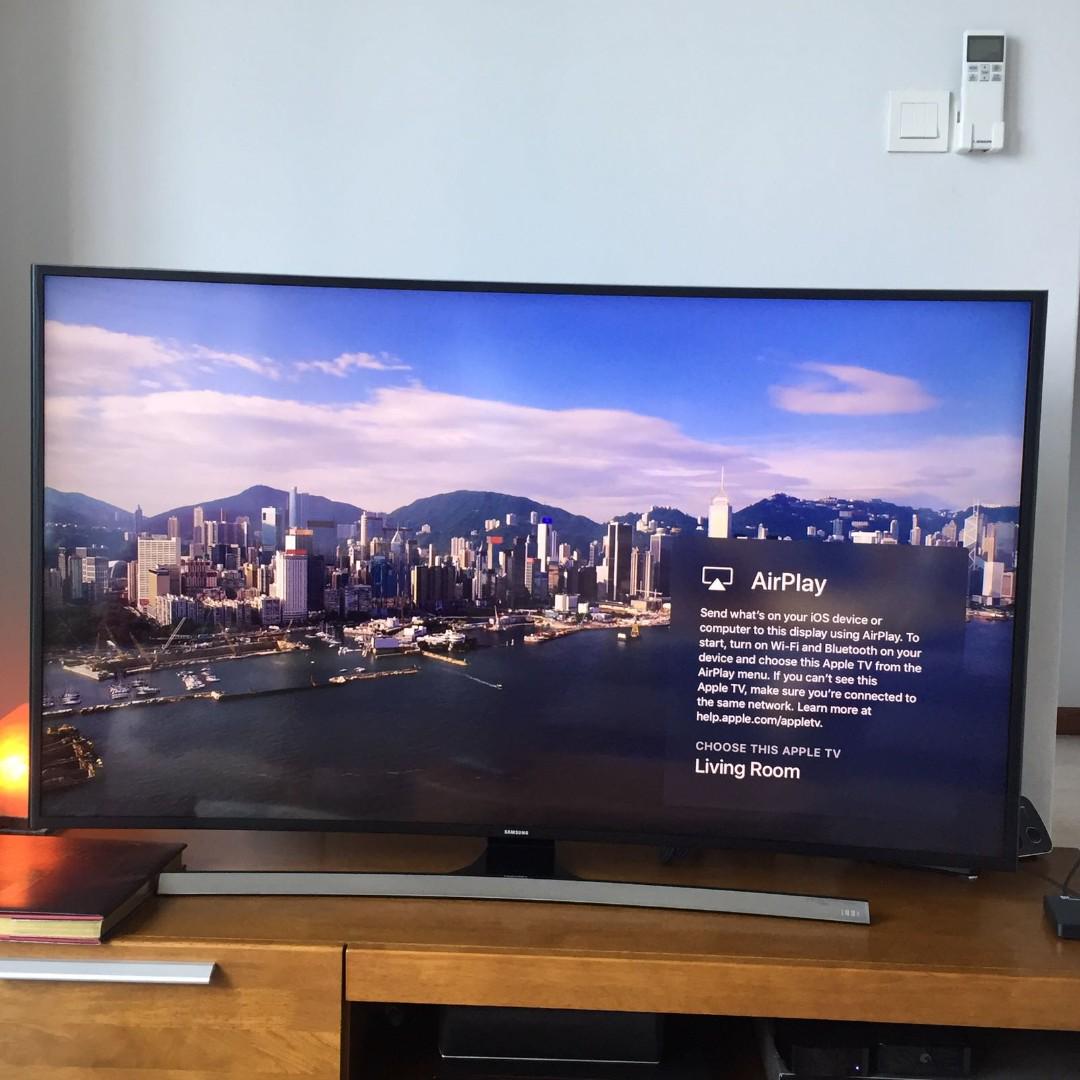 Samsung 55 Uhd 4k Curved Smart Tv Ju6600 Series 6 Home Appliances Tvs Entertainment Systems On Carousell