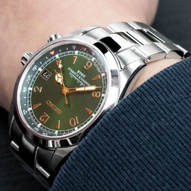 V. Good Condition Oyster Bracelet for Seiko Alpinist Brushed Polished with Submariner Clasp Luxury Watches on Carousell