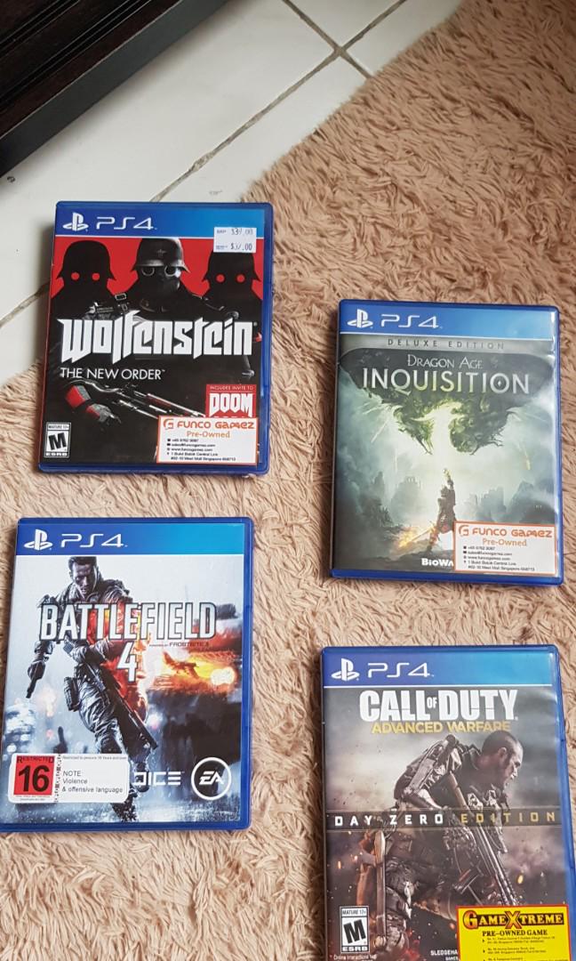 second hand ps4 games near me